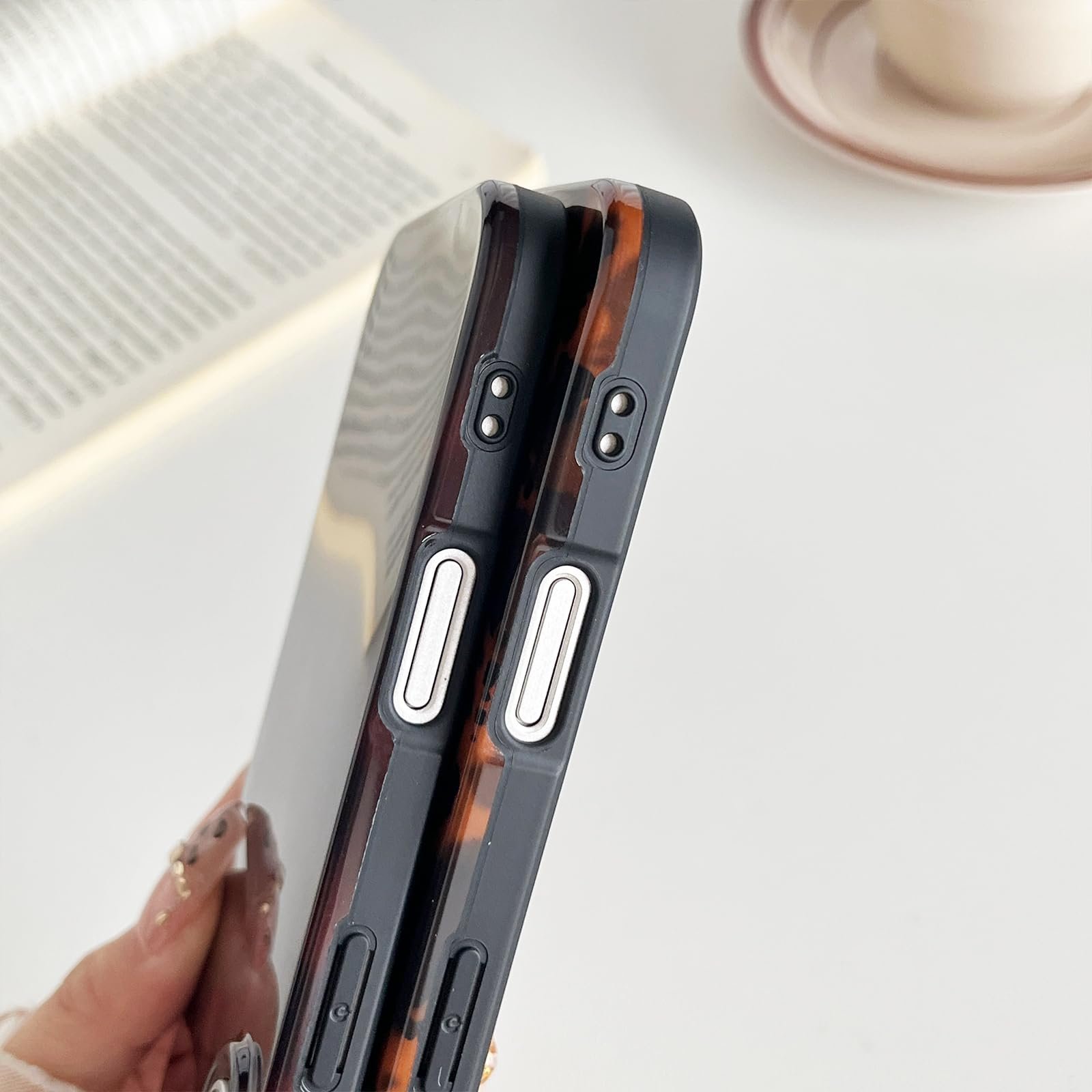 Compatible with iPhone 17 Pro Max Case, Tortoise Shell Chic Amber Brown Print Leopard, Fashion Classic Soft TPU Protective Case for Women Compatible with iPhone 17 Pro Max 6.9 '', Color2 - Image 6