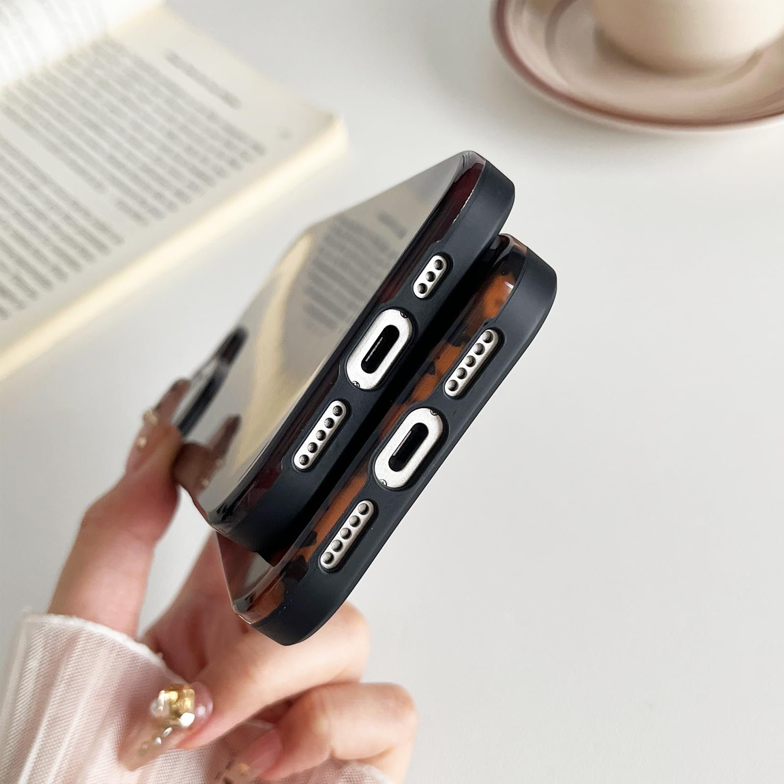 Compatible with iPhone 17 Pro Max Case, Tortoise Shell Chic Amber Brown Print Leopard, Fashion Classic Soft TPU Protective Case for Women Compatible with iPhone 17 Pro Max 6.9 '', Color2 - Image 7