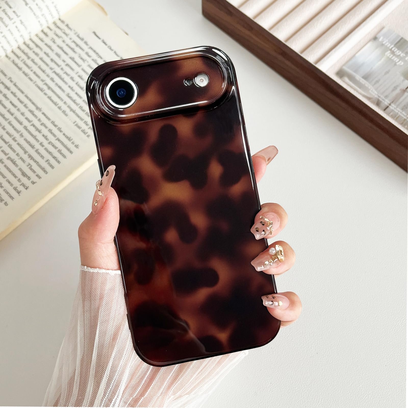 Compatible with iPhone 17 Pro Max Case, Tortoise Shell Chic Amber Brown Print Leopard, Fashion Classic Soft TPU Protective Case for Women Compatible with iPhone 17 Pro Max 6.9 '', Color2 - Image 22