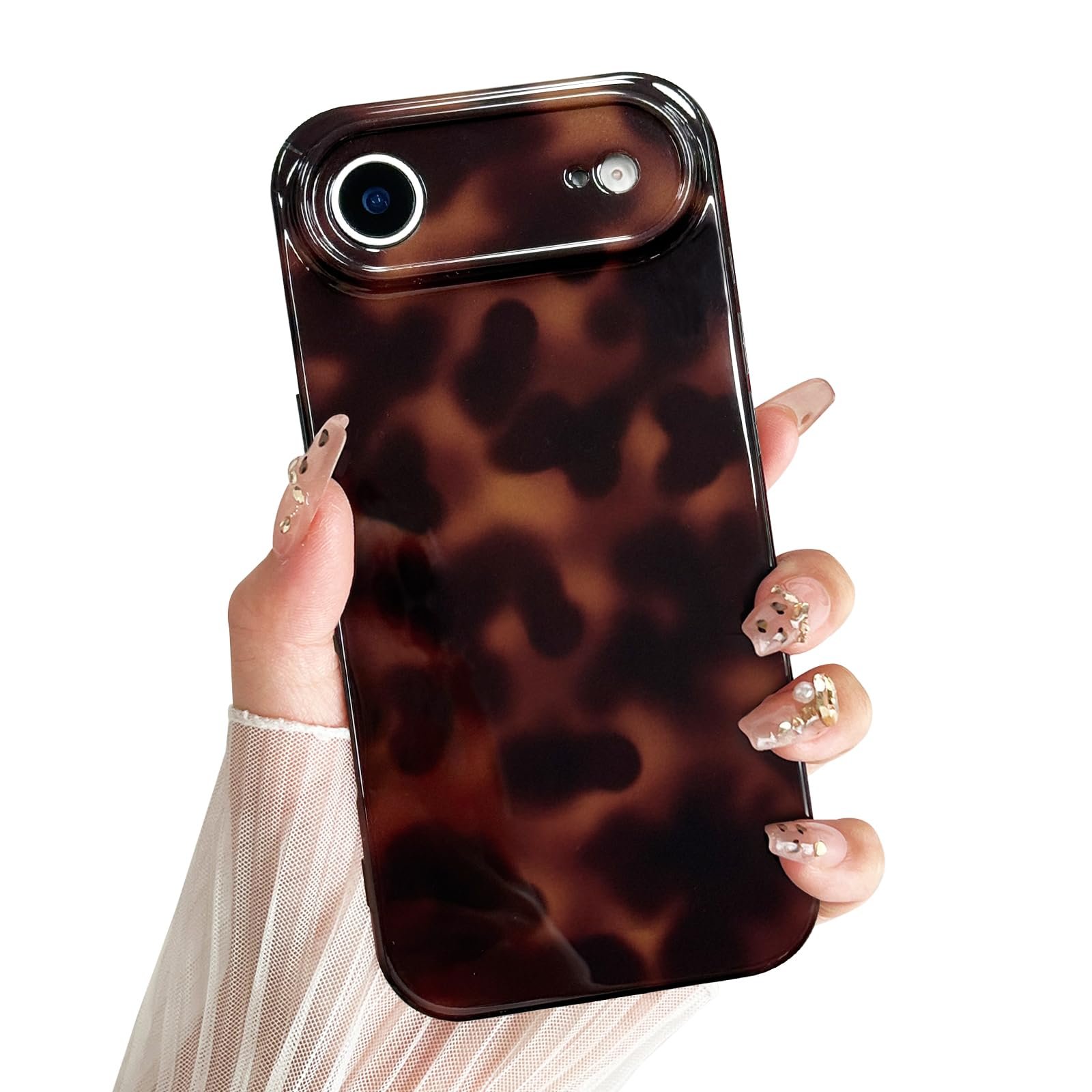 Compatible with iPhone 17 Pro Max Case, Tortoise Shell Chic Amber Brown Print Leopard, Fashion Classic Soft TPU Protective Case for Women Compatible with iPhone 17 Pro Max 6.9 '', Color2 - Image 21